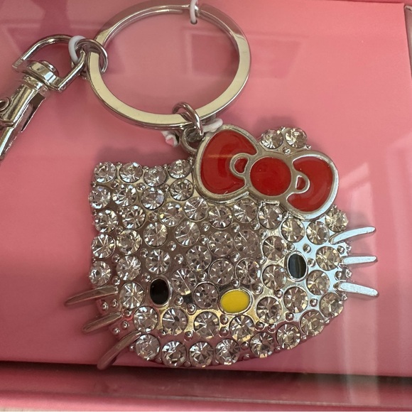 New gorgeous Hello Kitty keychain and necklace set,rhinestones,sparkling✨ - Picture 6 of 11